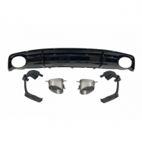 Difusor Trasero Audi A7 2015-2018 S-Line Look Rs7 Abs - Plástico Abs