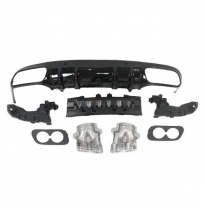 Difusor Trasero Mercedes W205 Coupe 2019+ Look E53 Abs Plástico Abs