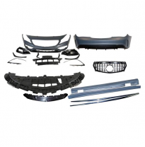 Kit Carrocería Mercedes W117 13-16 4p / Sw Lci Look Amg A45 Parrilla Plástico Abs