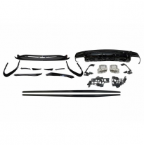 Kit De Carrocería Mercedes Cla W117 2016-2018 4d/Sw Style Facelift Look A45 - Plástico Abs