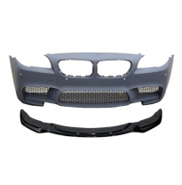 Paragolpes Delantero Bmw F10 / F11 / F18 Look M5 Abs Spoiler - Paragolpes Delantero Plástico Abs