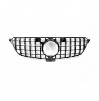 Parrilla Mercedes C292 2014-2018 Look Gt Full Black Cámara - Plástico Abs