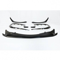 Spoiler Delantero Mercedes Cla W117 2016+ Look A45 Shiny Black - Plástico Abs