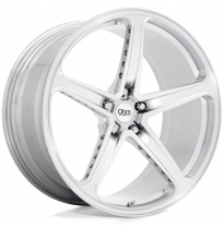 LLANTA ALUMINIO Ohm AMP PLATA CARA PULIDA 9 x 21 Et:25  5 x 120 64,1