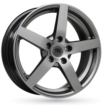 LLANTA ALUMINIO RACER ARTIC GRIS MATE  5,5 x 14 Et:24  4 x 108 65,1