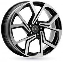 LLANTA ALUMINIO INFINY INDIVIDUAL ESSEN NEGRO BRILLANTECARA PULIDA 7,5 x 18 Et:51  5 x 112 57,1