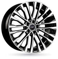 LLANTA ALUMINIO INFINY INDIVIDUAL KAMENZ NEGRO BRILLANTECARA PULIDA 8,5 x 19 Et:32  5 x 112 66,5