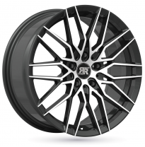 LLANTA ALUMINIO RACER RAPTOR NEGRO BRILLANTECARA PULIDA 6 x 14 Et:25  4 x 108 65,1