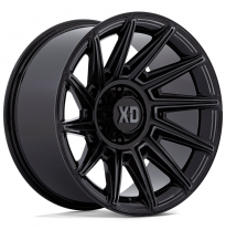 LLANTA ALUMINIO XD SPECTER XD INSERTO DE PISTOLA NEGRO BRILLANTE 10 x 20 Et:-18  5 x 127 71,5