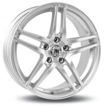 LLANTA ALUMINIO RACER ZENITH PLATA 5,5 x 13 Et:18  4 x 108 65,1