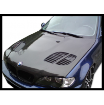 Capó Carbono BMW E46 '02-06 4P. Look M3 GTR C/T Fibra de Carbono