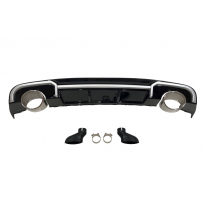 Difusor Trasero Audi A3 2016-2019 4 Puertas Look RS3 Plástico ABS