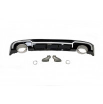 Difusor Trasero Audi A3 2016-2019 Sportback Look RS3 Plástico ABS