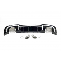 Difusor Trasero Audi A3 2016-2019 Sportback Sline Look RS3 Plástico ABS