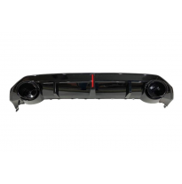 Difusor Trasero Audi A3 Sedan 2021+ SLine Look RS3 ABS Plástico ABS