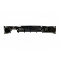 Difusor Trasero BMW F22 / F23 look M Performance Brillante Negro 1 Salida doble Plástico ABS