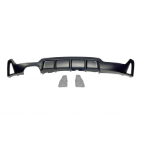 Difusor Trasero BMW F32 / F33 / F36 Look M Performance 1 Salida doble Plástico ABS