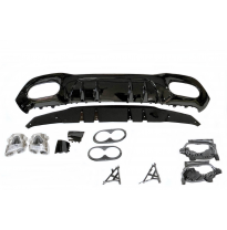 Difusor Trasero Mercedes W177 Look AMG A45 Plástico ABS