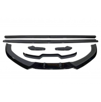 Kit De Carrocería Audi A3 2017-2019 Look RS3 Negro Brillante Plástico ABS
