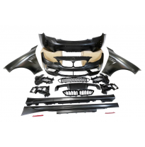 Kit De Carrocería BMW F22 / F23 2013-2019 Ensanchado Look M2 Competition Plástico ABS