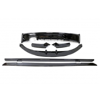 Kit De Carrocería BMW F22 / F23 Look M Performance Brillante Negro 1 Salida Plástico ABS