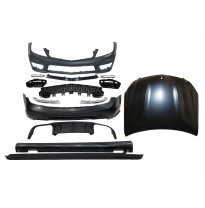 Kit De Carrocería Mercedes W204 2007-2013 Look AMG Capó Plástico ABS