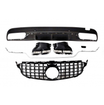 Kit De Carrocería Mercedes W205 2014-2018 4P / SW Look AMG C63 Plástico ABS