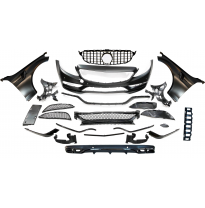 Kit De Carrocería Mercedes W205 2014-2018 Coupe Look AMG C63 Plástico ABS