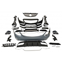 Kit De Carrocería Mercedes W205 2014-2018 4P Look AMG C63 Plástico ABS