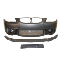 Paragolpes Delantero BMW E60 04-09 Look M1 Antinieblas Plástico ABS
