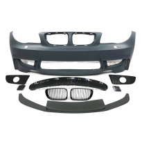 Paragolpes Delantero BMW E82/E88/E87/E81 Look M1 Spoiler Plástico ABS