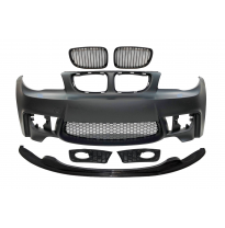 Paragolpes Delantero BMW E82/E88/E87/E81  Look M1 05-11 Spoiler Carbono Plástico ABS