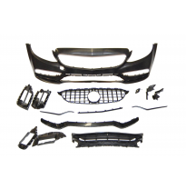 Paragolpes Delantero Mercedes W205 2014-2018 Coupe / 4P / SW look C63 New Plástico ABS