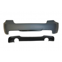 Paragolpes Trasero BMW E90 Look M Tech Doble Salida ABS Plástico ABS