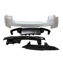 Paragolpes Trasero BMW F11 10-16 Look M Performance Doble Salida ABS Plástico ABS