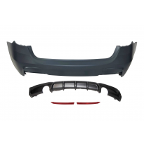 Paragolpes Trasero BMW F31 Look M Performance 2 Salidas doble Plástico ABS
