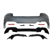 Paragolpes Trasero BMW G20 Look MPerformance Brillante Negro Plástico ABS