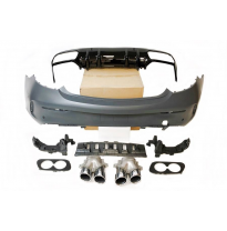 Paragolpes Trasero Mercedes W205 Coupe 14-18 / 19+ Look E53 Plástico ABS