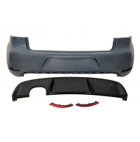 Paragolpes Trasero Volkswagen Golf 6 Look GTI 1 Salida ABS Plástico ABS