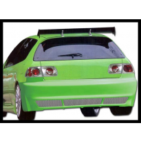 Paragolpes Trasero  Honda Civic 3P. 92-95 Fibra de vidrio