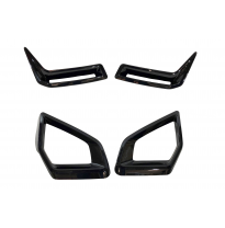 Splitters Delanteros BMW G05 X5 / G18 LCI Negro brillante Plástico ABS