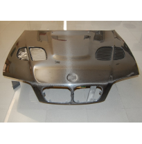 Capó Carbono BMW E46 '98-01 4P Look M3 GTR Fibra de Carbono