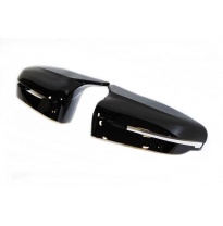 Cubre Espejos BMW G20 / G28 M4 2019+ Negro Brillante Plástico ABS