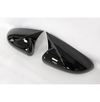 Cubre Espejos Volkswagen Golf 6 R20 Negro Brillante Plástico ABS