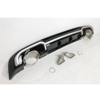 Difusor Trasero Audi A3 2016-2019 Sportback Look RS3 Plástico ABS