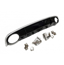 Difusor Trasero Audi A4 / A4 Avant B8 08-12 Look RS4 ABS Plástico ABS