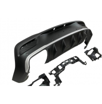 Difusor Trasero Mercedes C167 GLE 2020 Colas Look E53 Plástico ABS