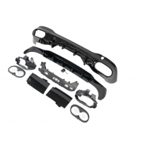 Difusor Trasero Mercedes W118 CLA Look A45 Negro Brillo Plástico ABS