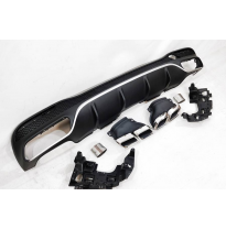 Difusor Trasero Mercedes W166 GLE 350 look AMG 63 Colas Plástico ABS