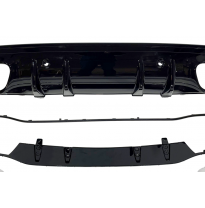 Difusor Trasero Mercedes W205 2019 4P / SW Look C63 ABS Plástico ABS